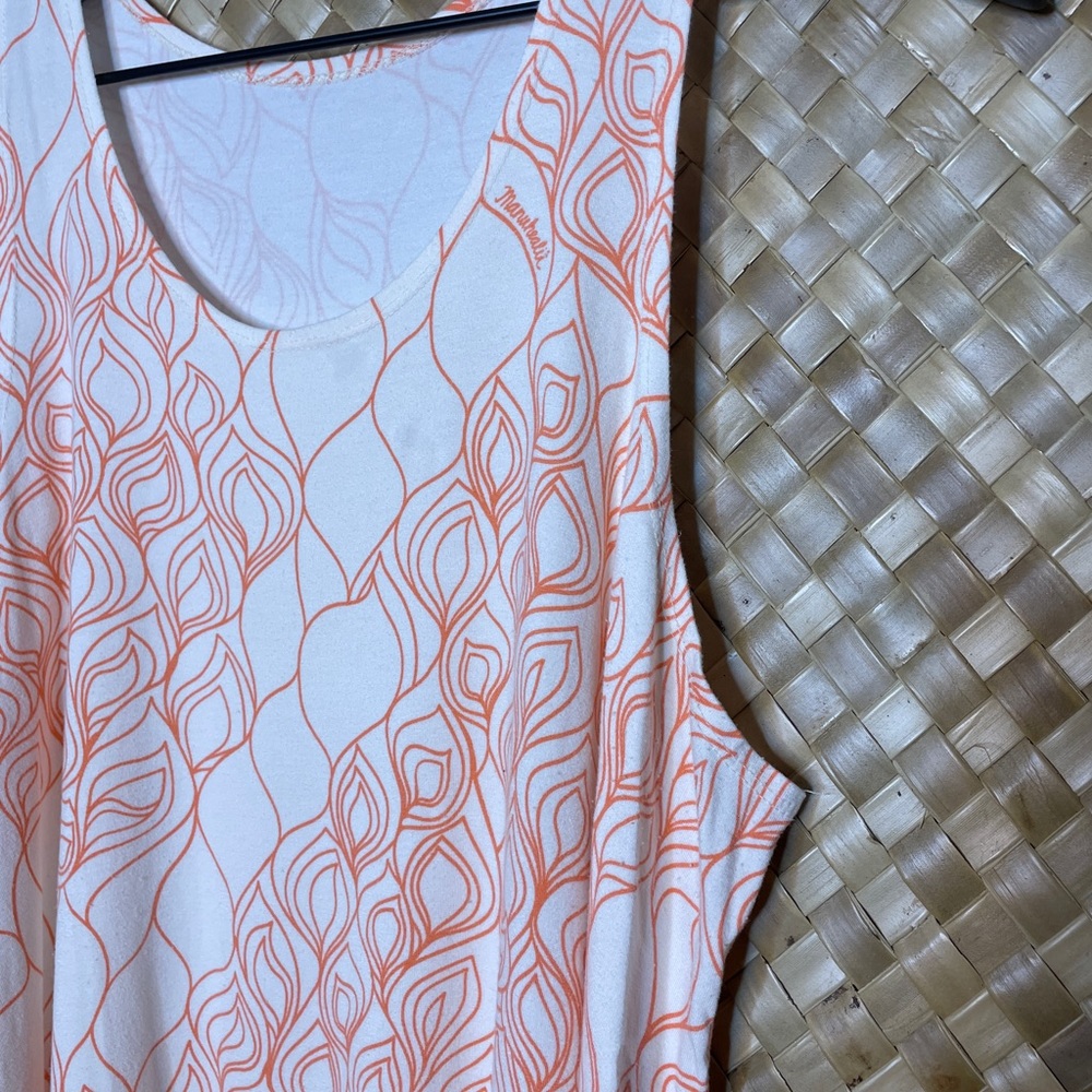 Manuheali’i Cream & Orange Dress